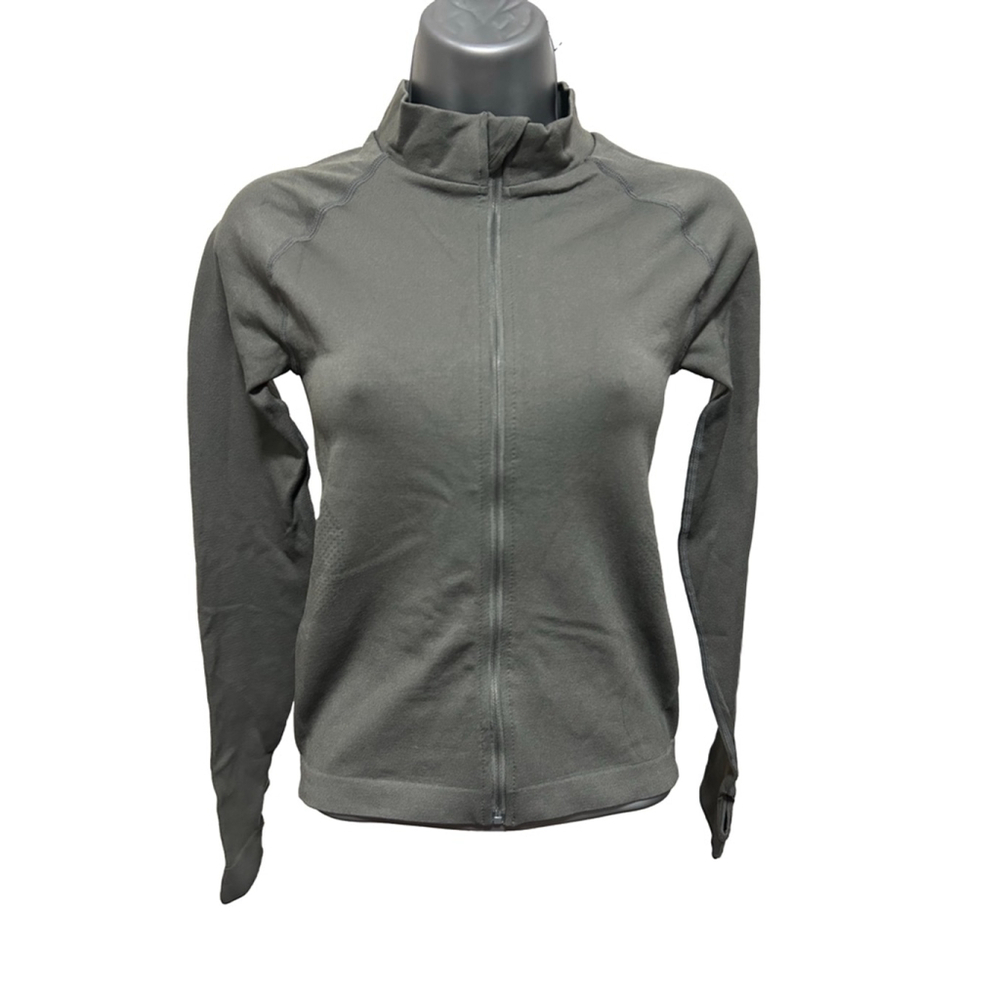 NWOT Halara Seamless Flow Zipper Long Sleeve Thumb Hole Yoga Jacket size small